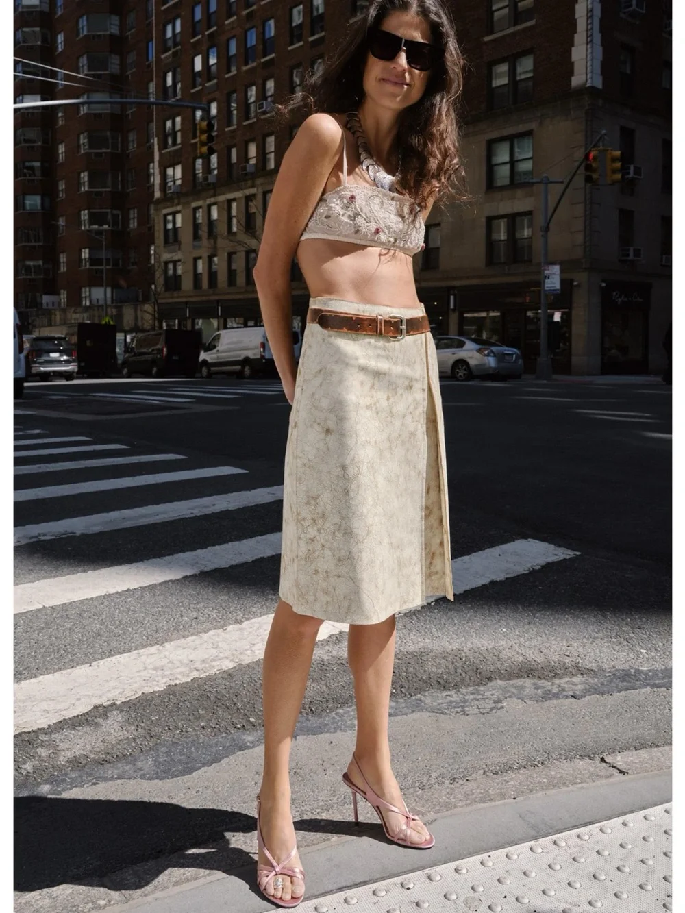 ZW Collection Limited Edition Leather Skirt